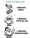 Carte en bois Noël - 5 billets roulés